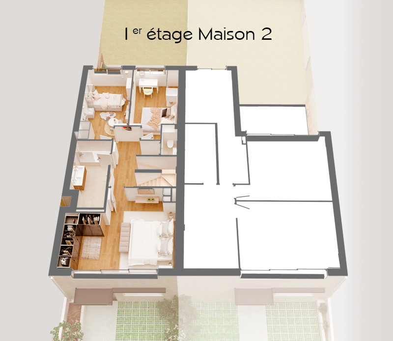 fb-archi-diapo-creation-de-2-maisons-de-ville-etage-1-maison-2